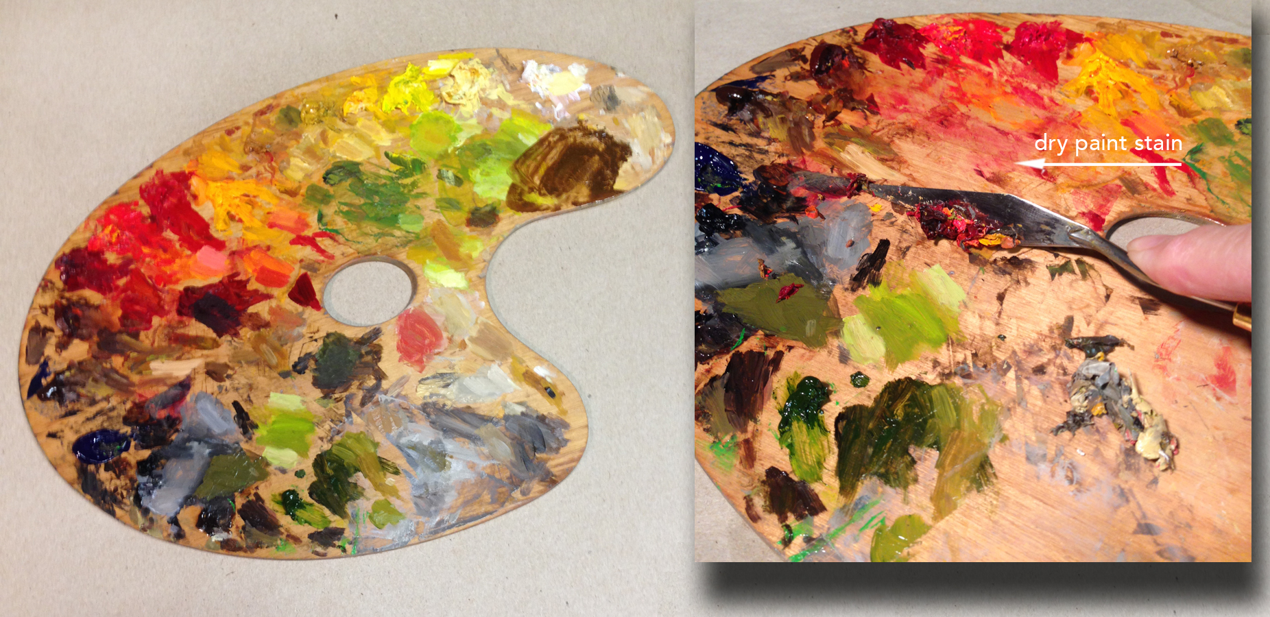 Glass palette for oil painting - why it's the best and how to make