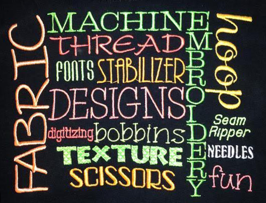 embroidery subway art
