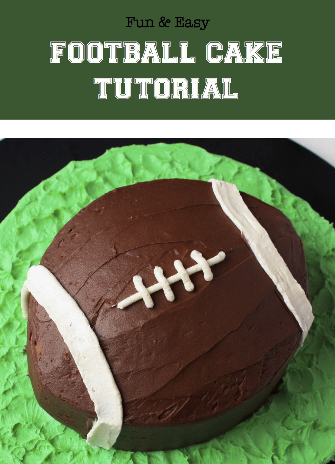 How To Make A Football Cake