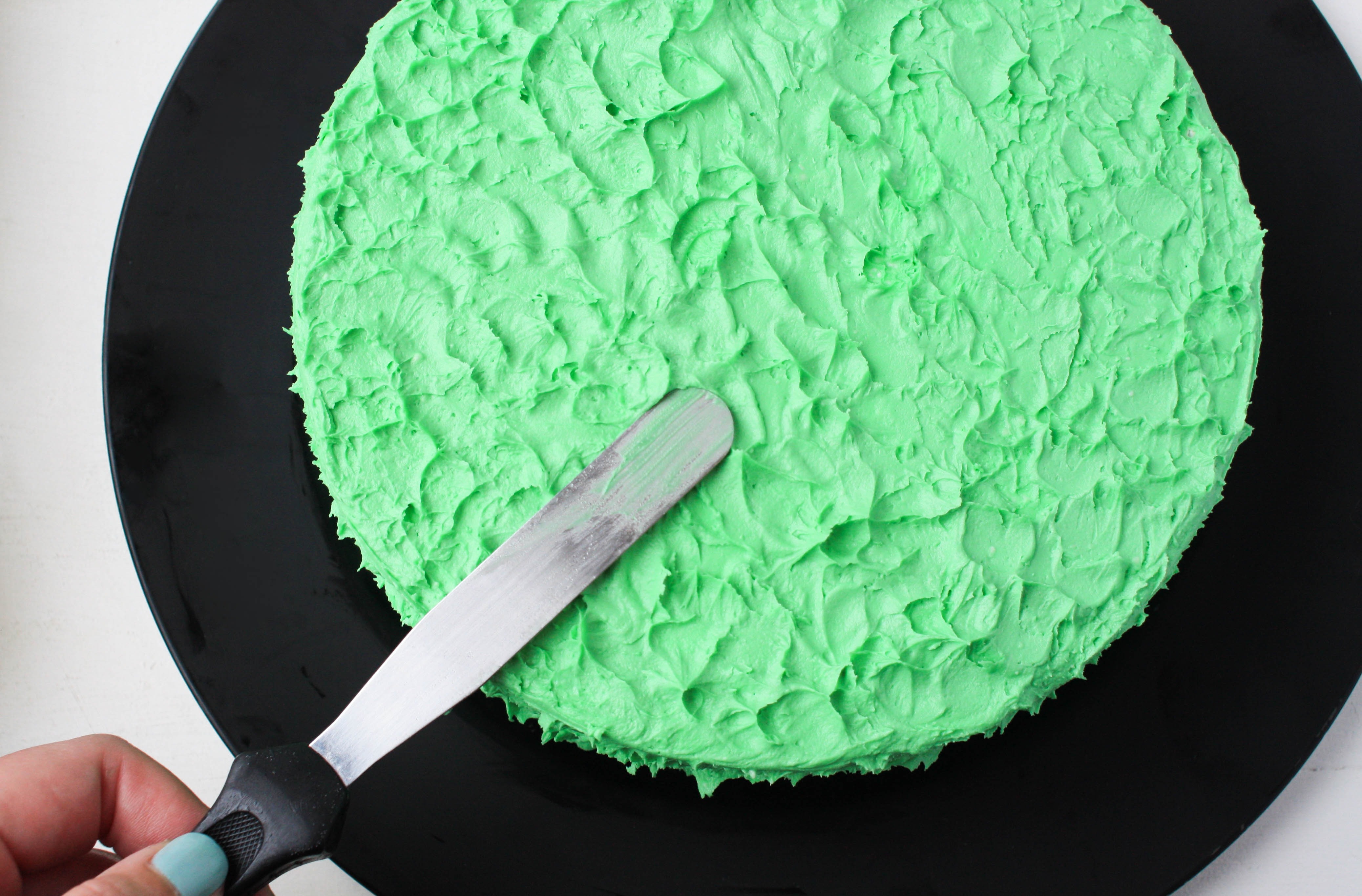 Making Buttercream Grass