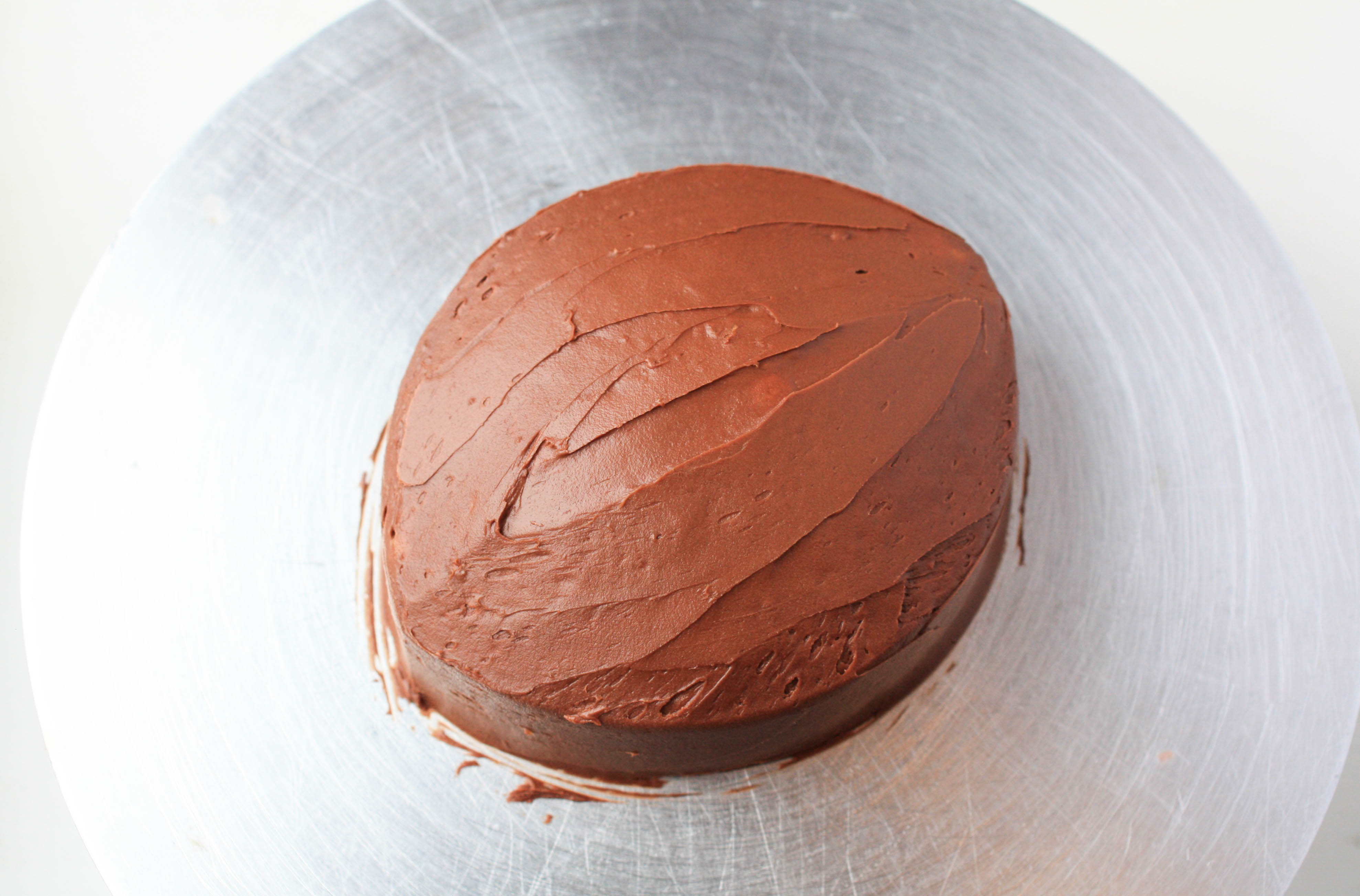 Frosted Football Cake
