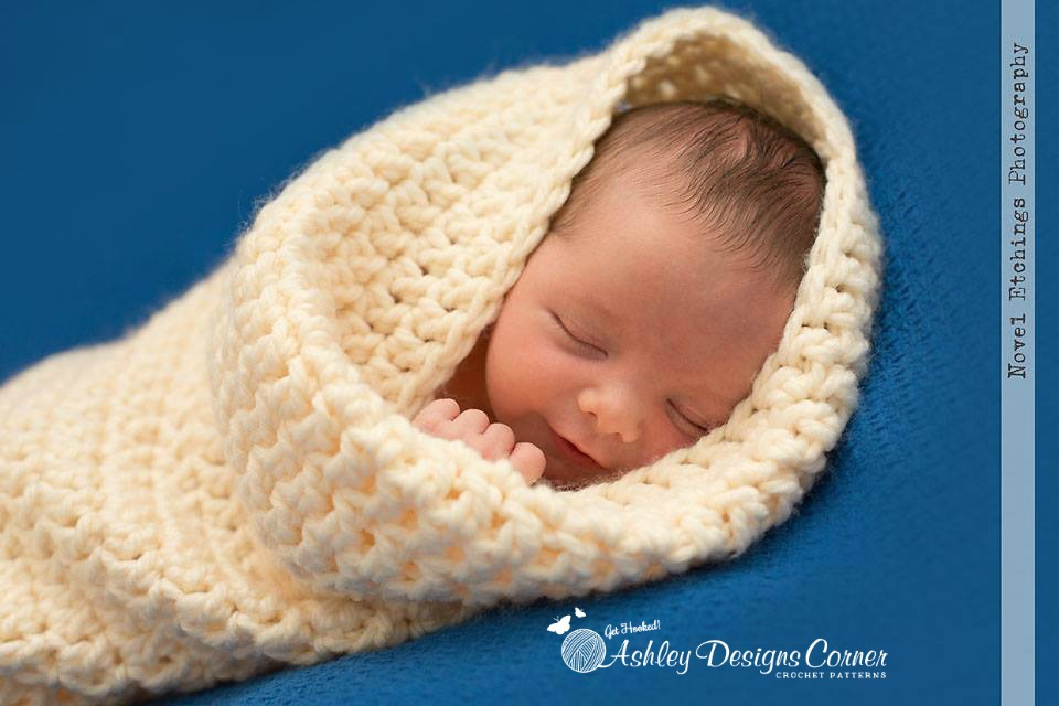 Snuggle Bug Cocoon Baby Crochet Pattern