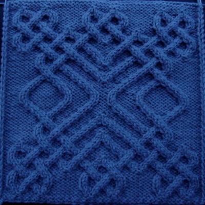 Celtic Square Knitting Pattern