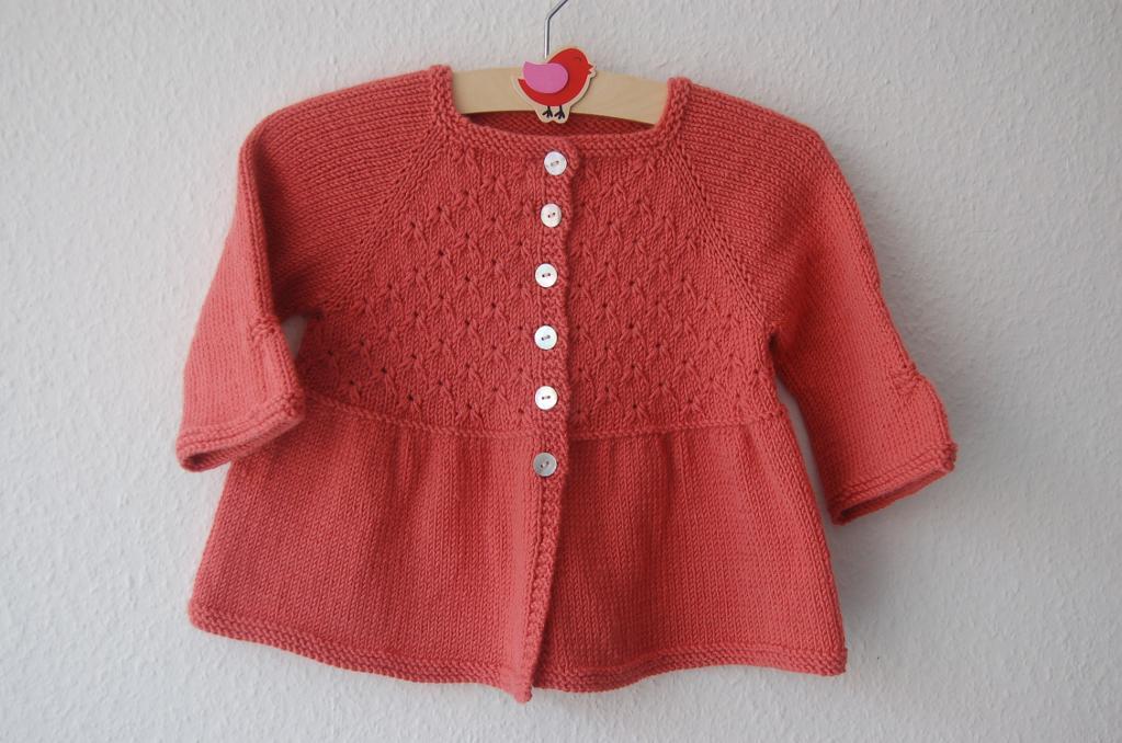 Alouette Knitted Baby Dress Pattern