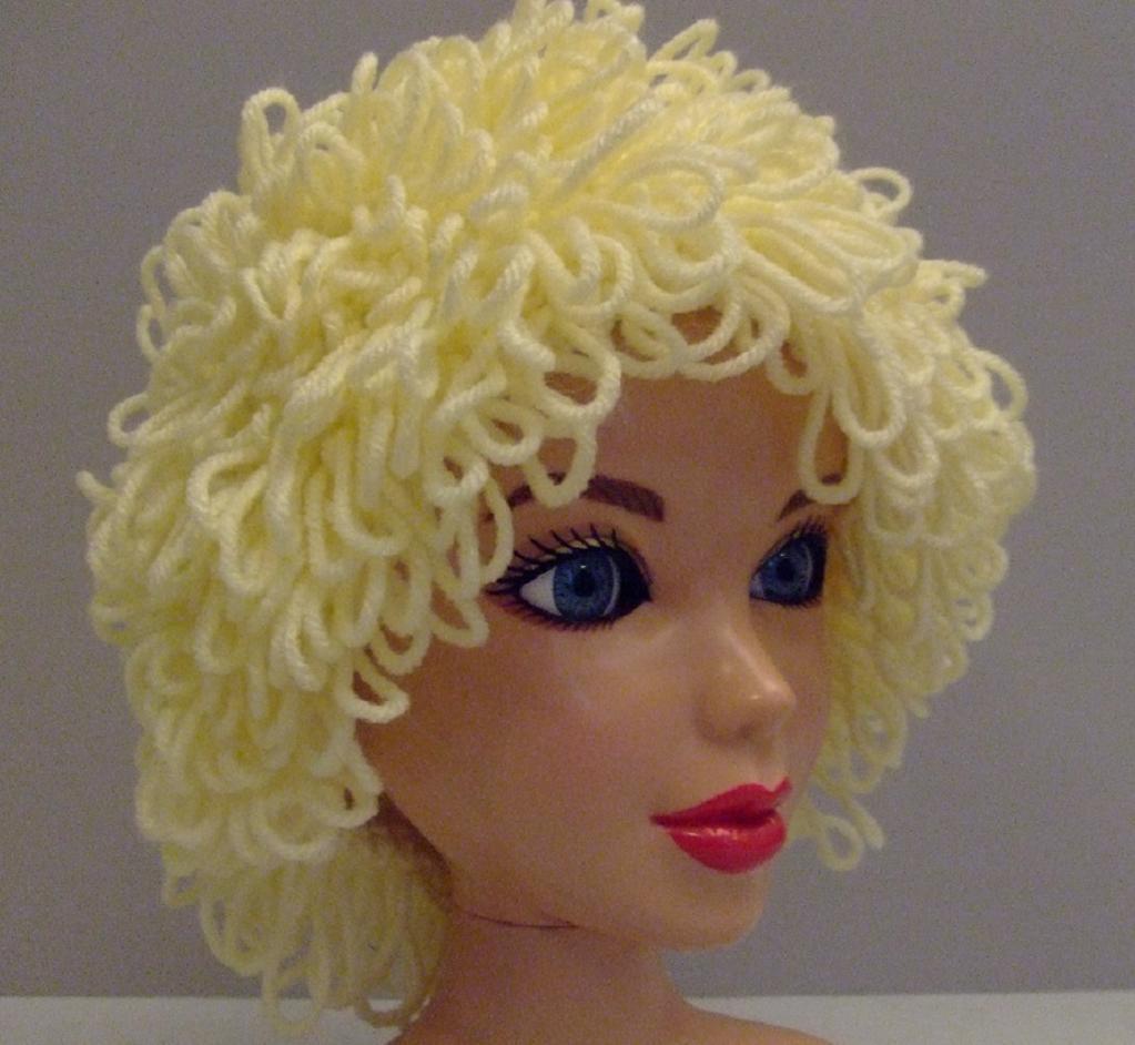 Curly Hair Crochet Wig Pattern