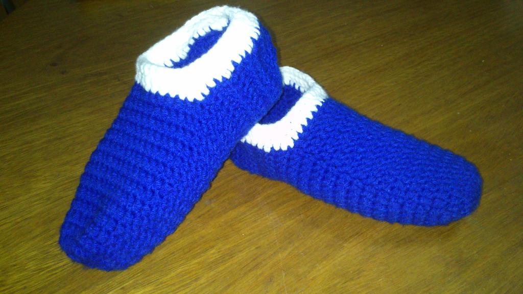 Adult Unisex Slippers Crochet Pattern