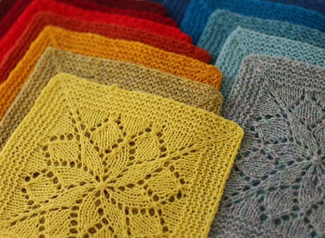 Vivid Knitting Blanket Pattern
