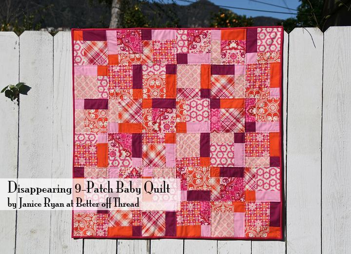 Disappearing 9-Patch Baby Quilt