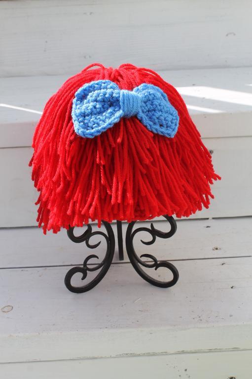 Crochet Wig and Bow Pattern