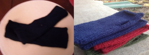 handknit projects