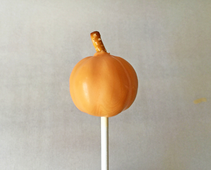 Pumpkin cake pops