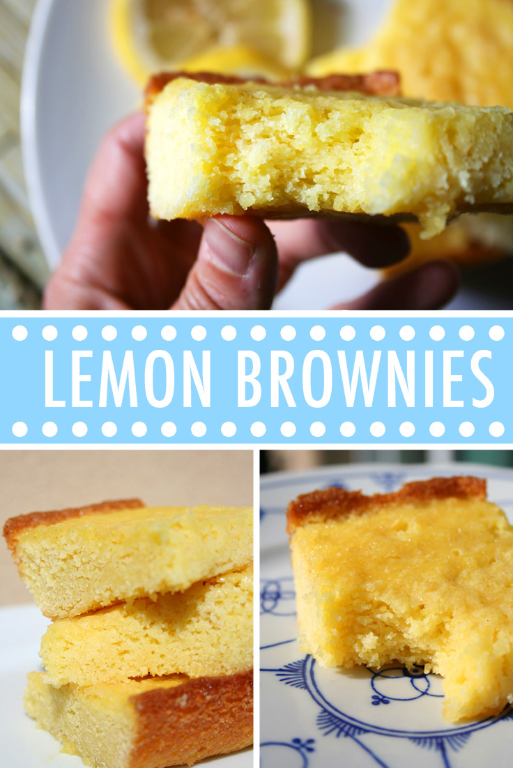 Lemon brownies