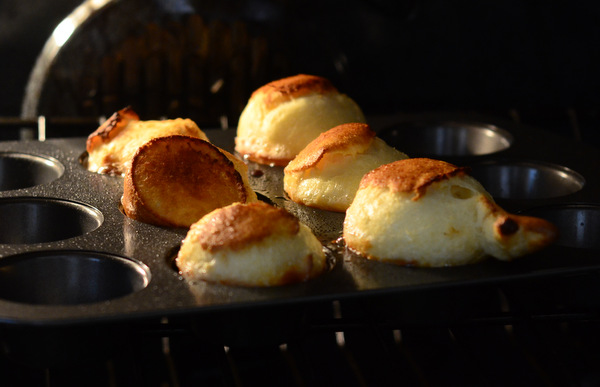 Muffin-Pan Popovers in the Oven