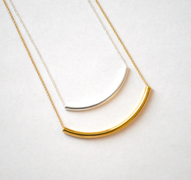 Layered Tube Necklace