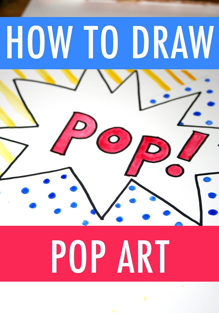 How to draw pop art