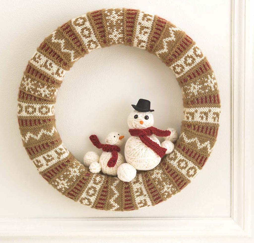 Holiday Stranded Wreath Knitting Kit