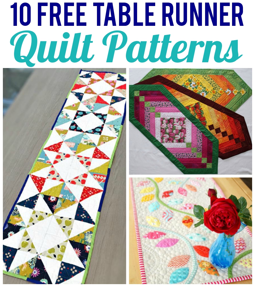 10 Free Table Runner Quilt Patterns