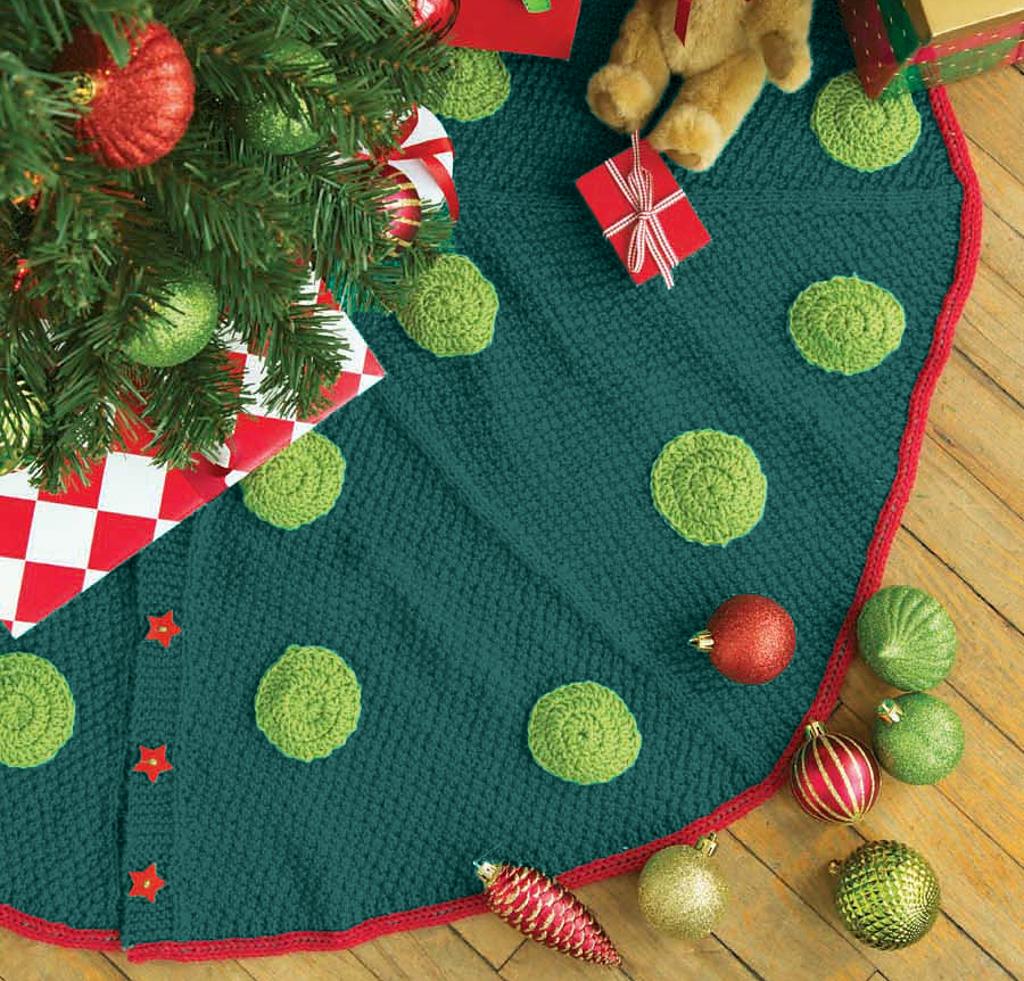 Universal Christmas Tree Skirt Knitting Kit