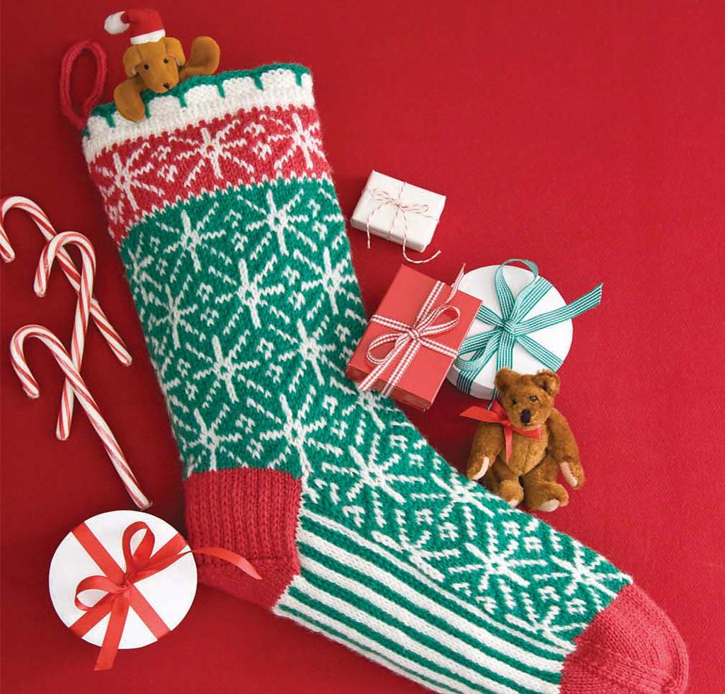 Fair Isle Stocking Knitting Kit