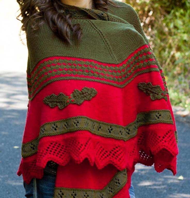 Cascade Christmas Tree Skirt Knitting Kit