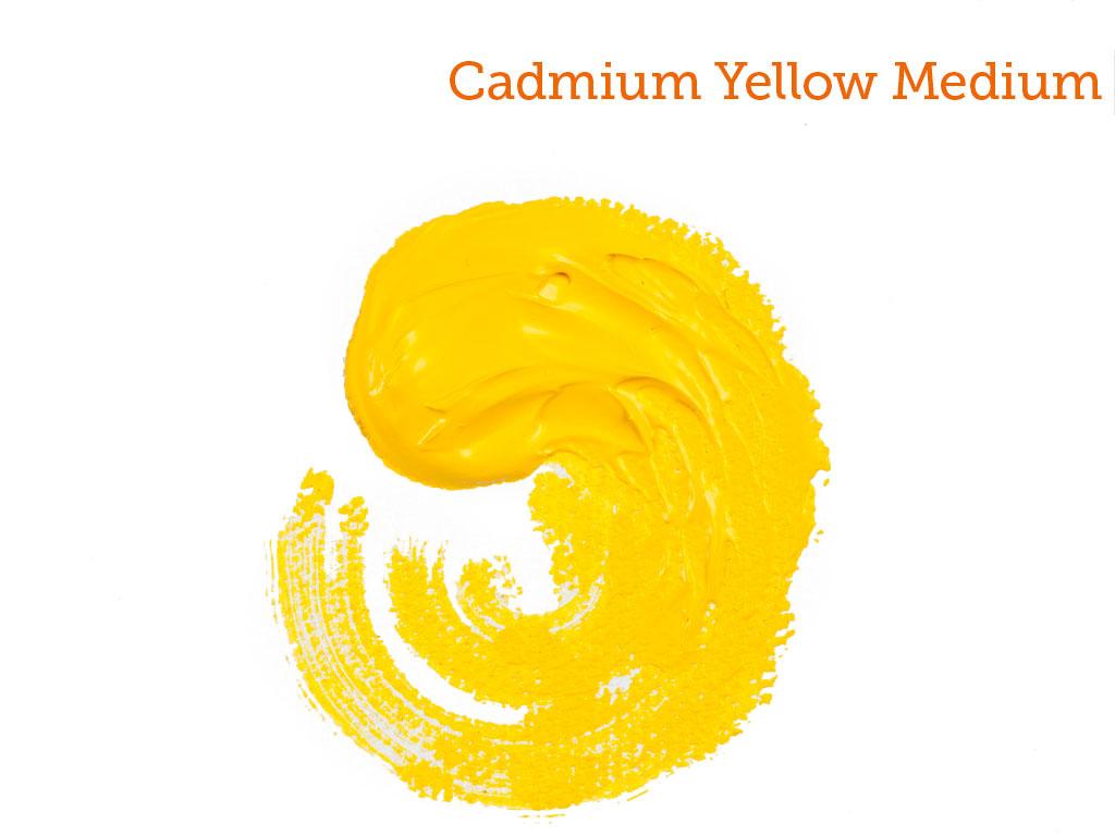 Cadmium Yellow Medium Acrylic Paint