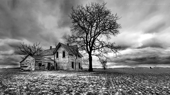 Abandoned House in Winter