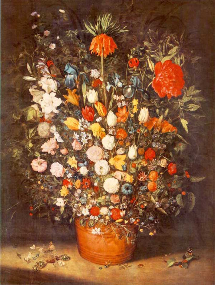 Bouquet by Jan Brueghel the Elder (1599)