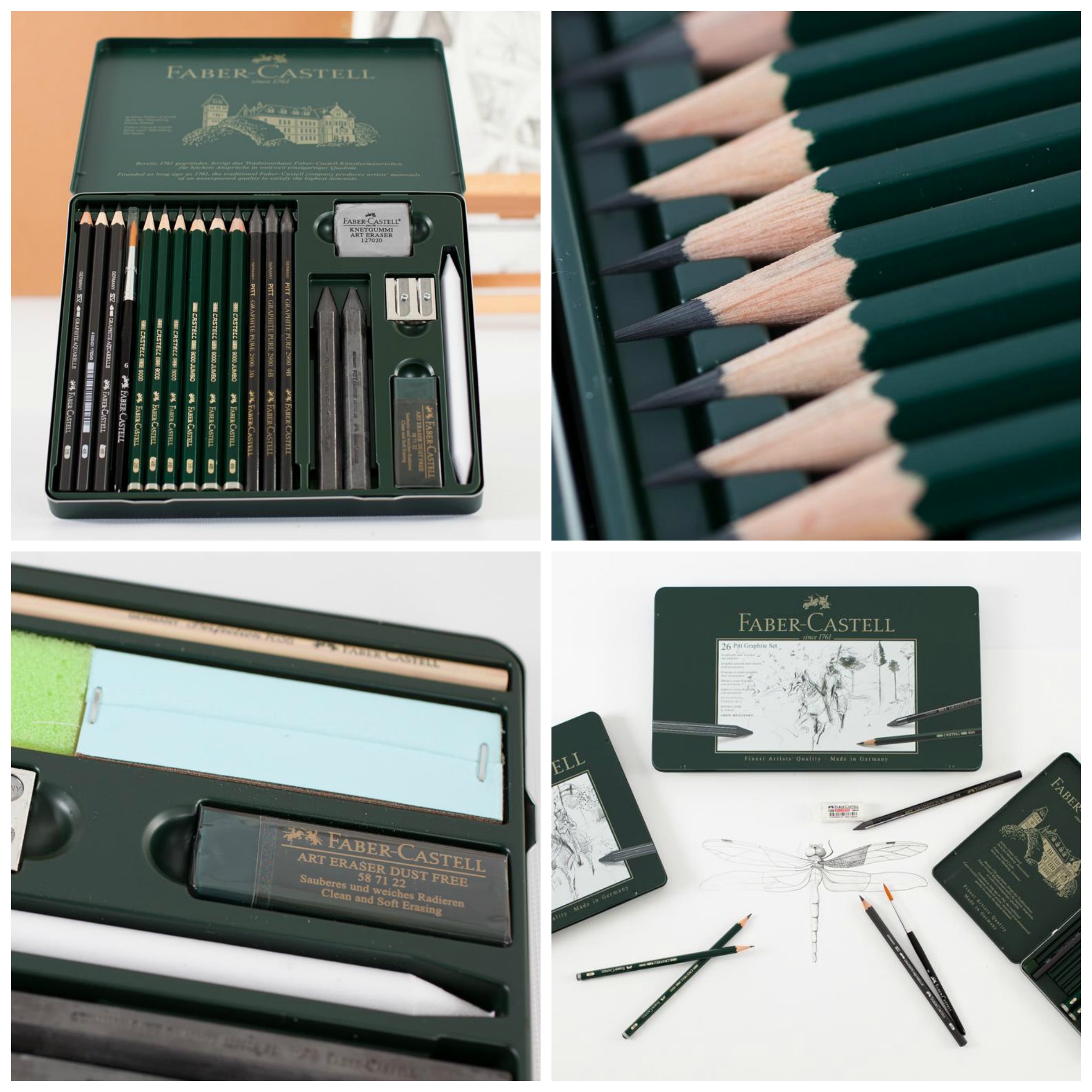Faber Castell Pencils Collage