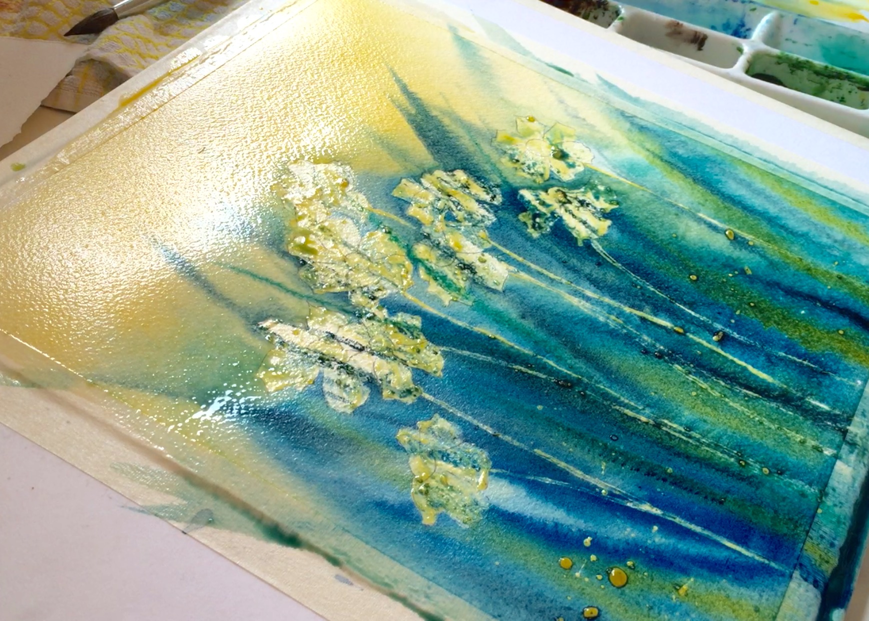 Creating Natural Texture With Watercolor