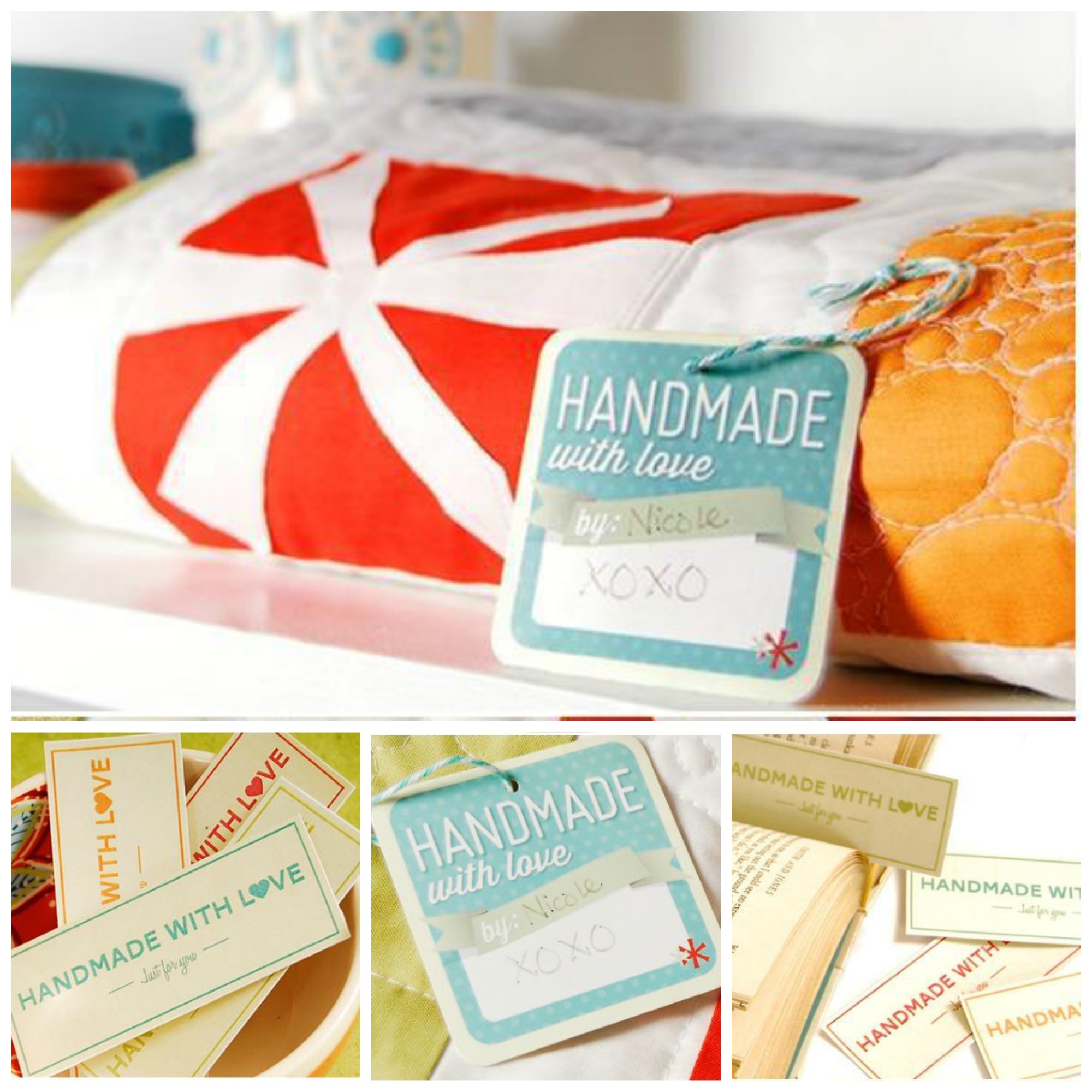 Free Handmade With Love Gift Tags