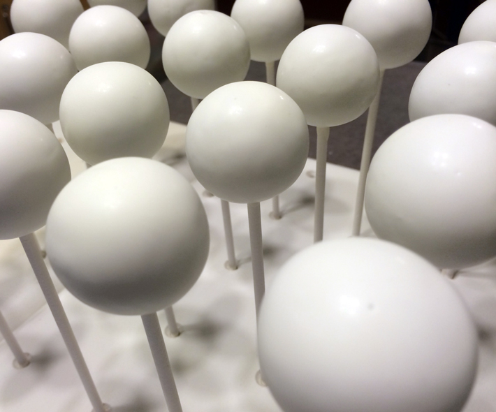 Plain white cake pops