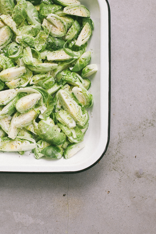 Quartered Brussels Sprouts