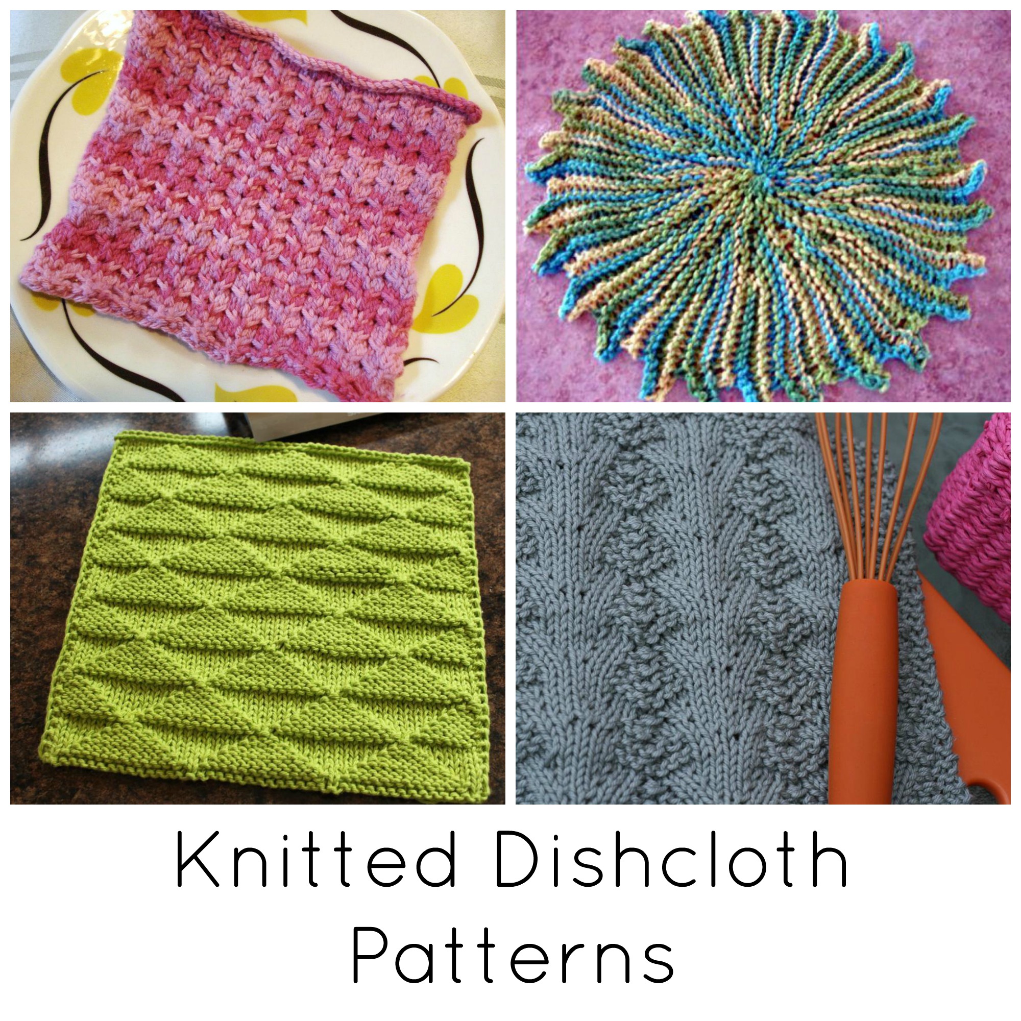 Knitted Dishcloth Patterns
