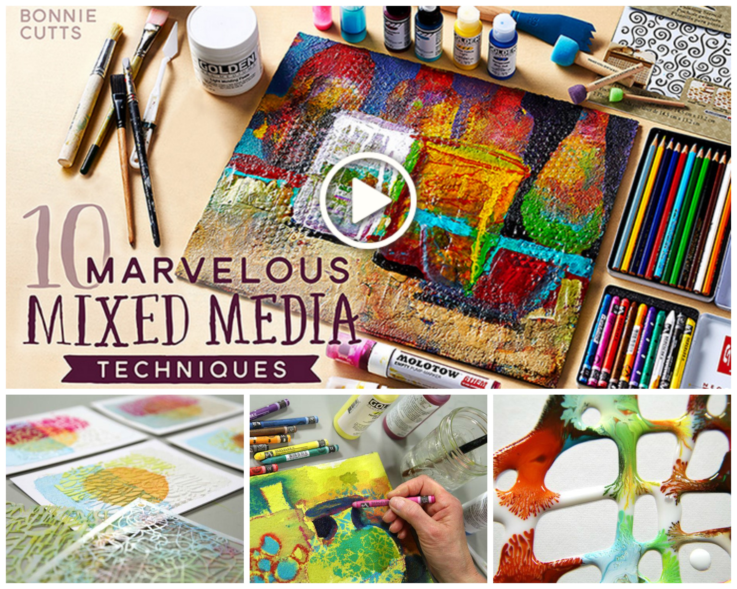 Marvelous Mixed Media Collage