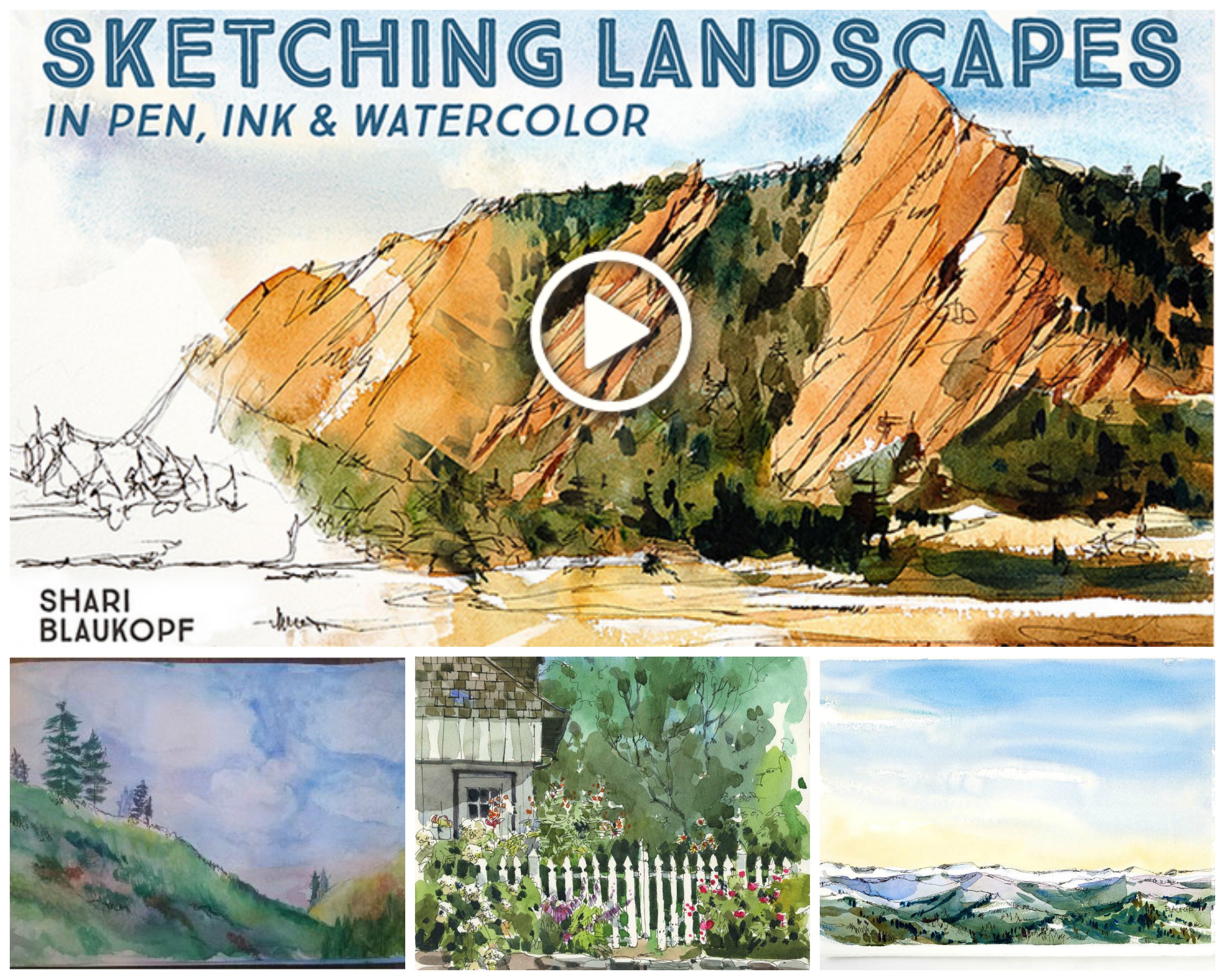 Sketching Landscapes Collage