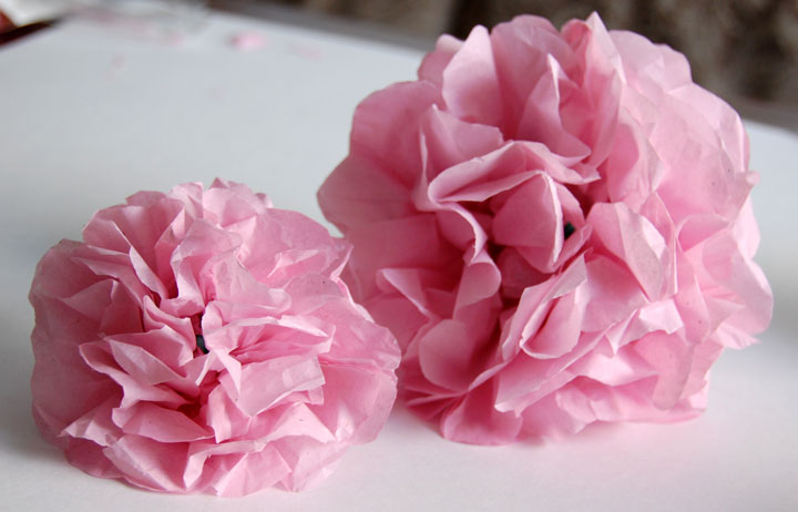 Small-and-large flower samples