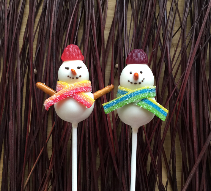 Cute Snowman Cake Pops Tutorials