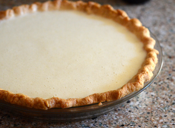 Unbaked Vanilla Chess Pie