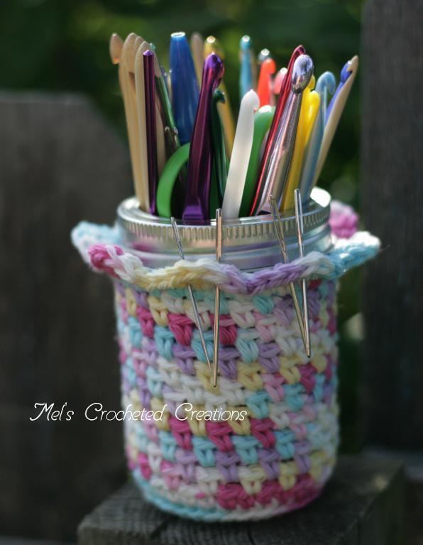 crochet hook jar