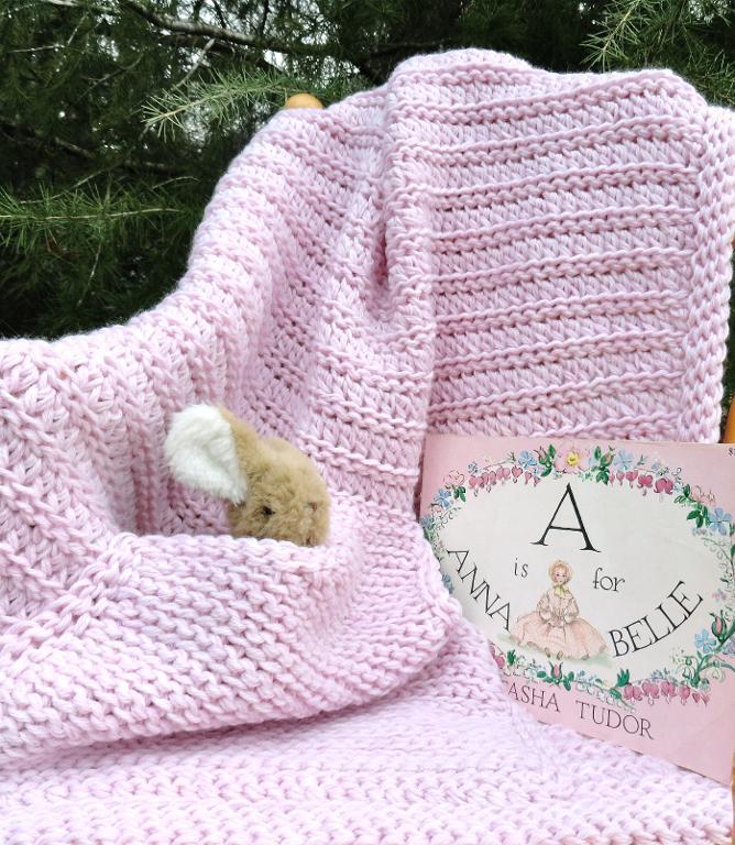 double strand crochet blanket