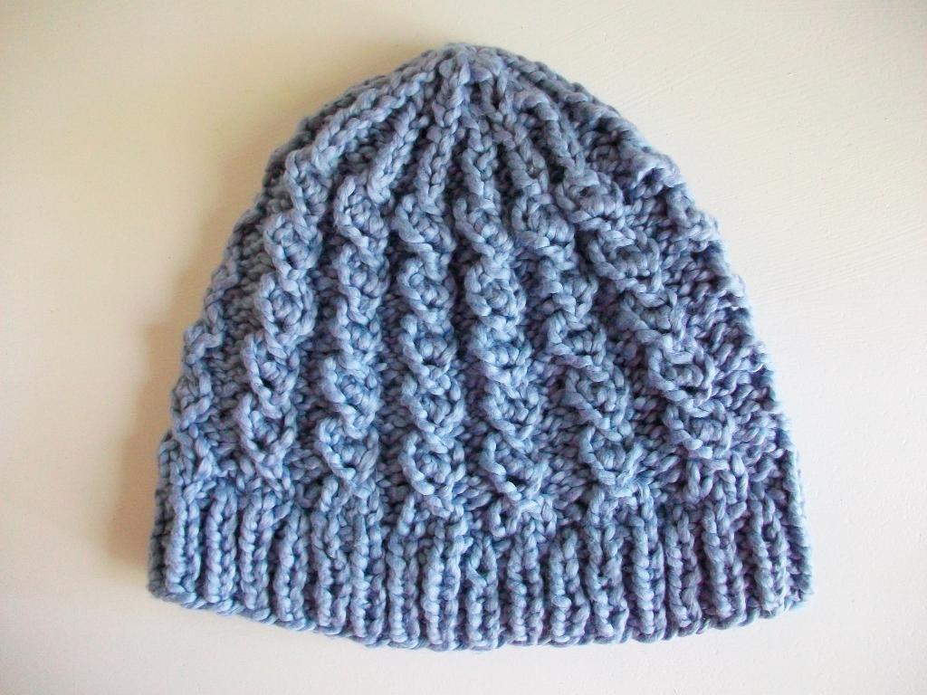 Rustic Twist Hat Knitting Pattern