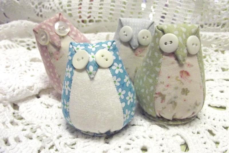 Little Owl Pincushion Template FREE