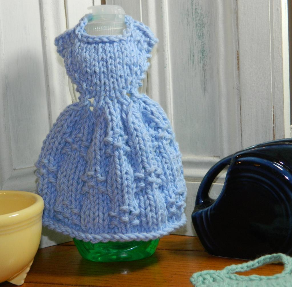 Dressing for Spring Dishcloth Knitting Pattern