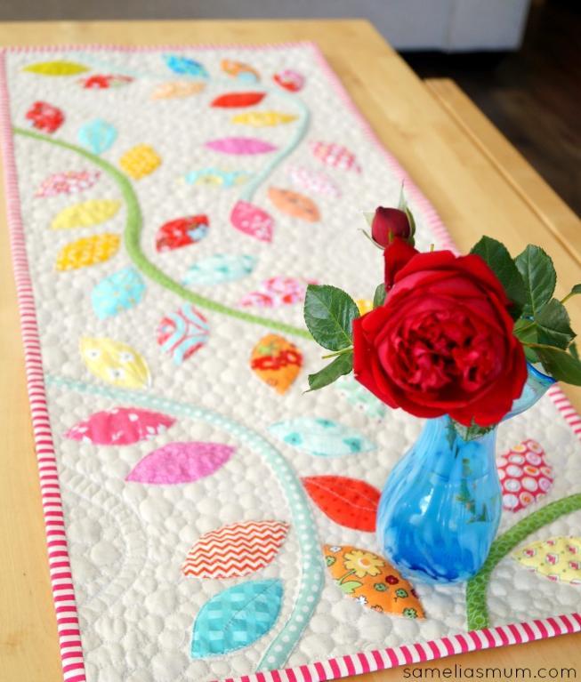 Bursting Buds Table Runner
