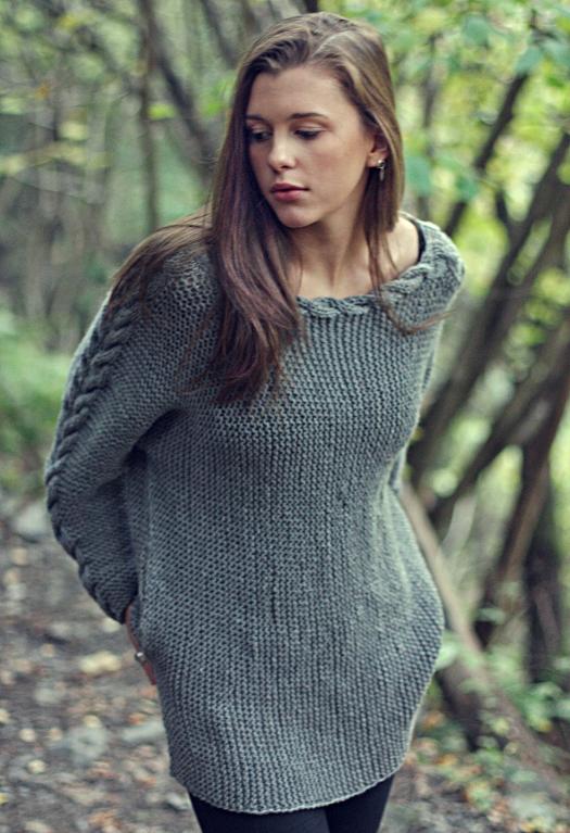 easy boat neck sweater knitting pattern