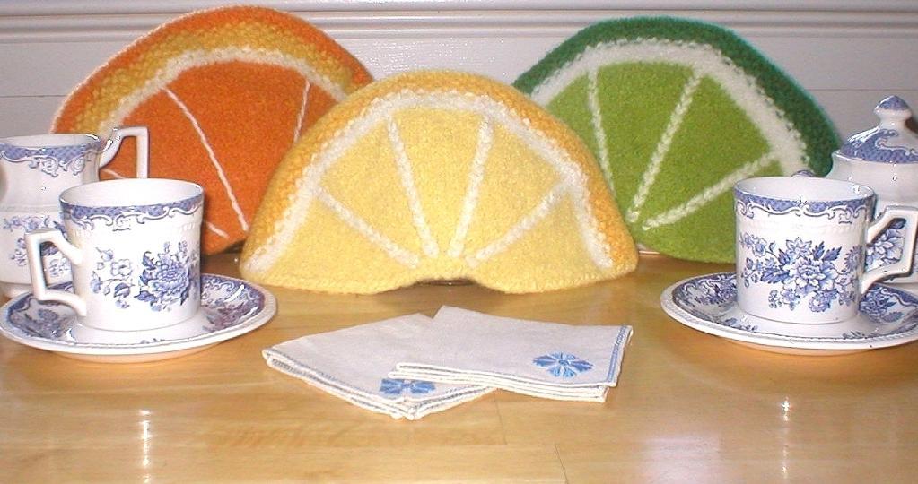 Felted Citrus Tea Cozies Knitting Pattern