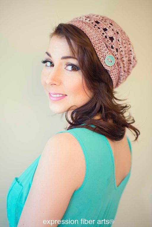 Pink Pearl Slouch Hat