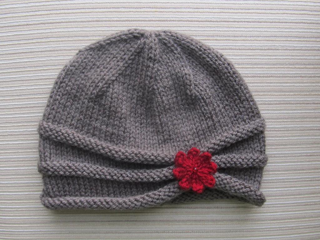 Rolled Brim Hat Knitting Pattern