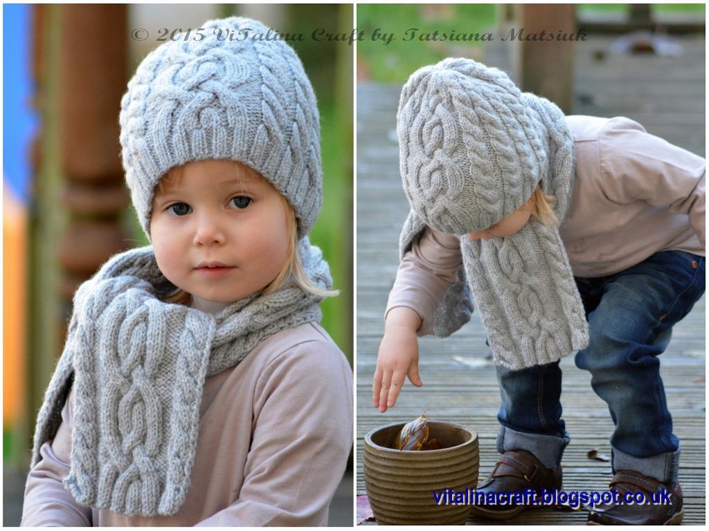 Cloudlet Hat and Scarf FREE Knitting Pattern
