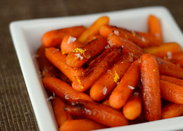 Orange and Honey Roasted Carrots